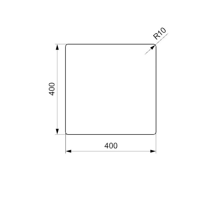 Pesuallas Reginox Amsterdam 40 Pure Black