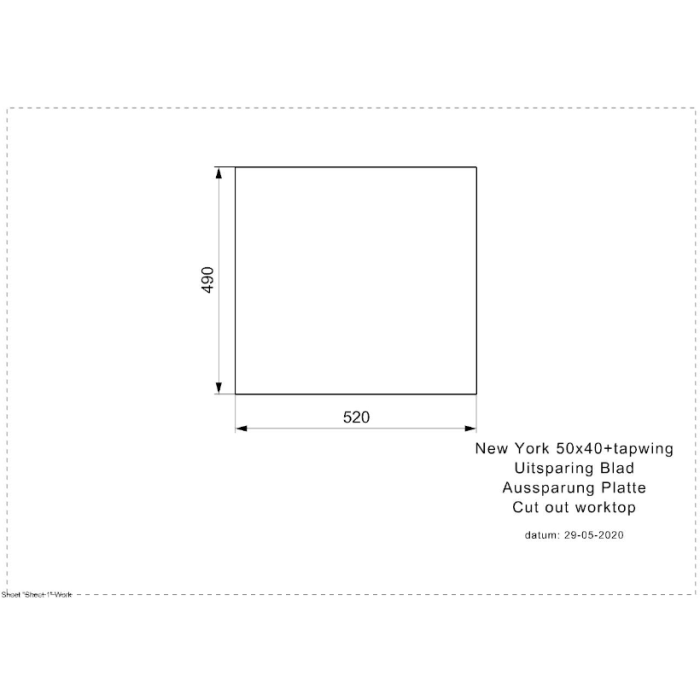 Keittiöallas Reginox New York 50 Tapwing
