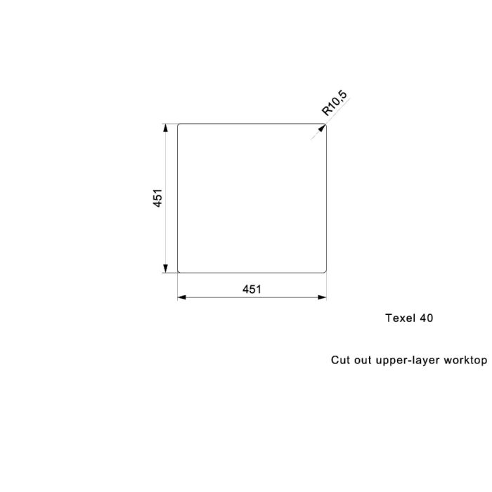 Keittiöallas Reginox Texel 40 Pure Black