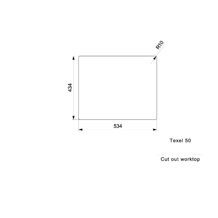 Keittiöallas Reginox Texel 50 Pure Black