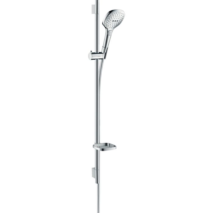 Käsisuihkusetti Hansgrohe Raindance Select E 120 3jet 90 cm saippua-annostelijalla varustettuna