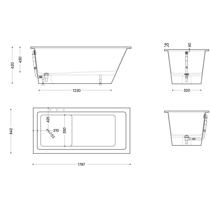 Kivikylpyamme Casa Di Vanna Bocca 180