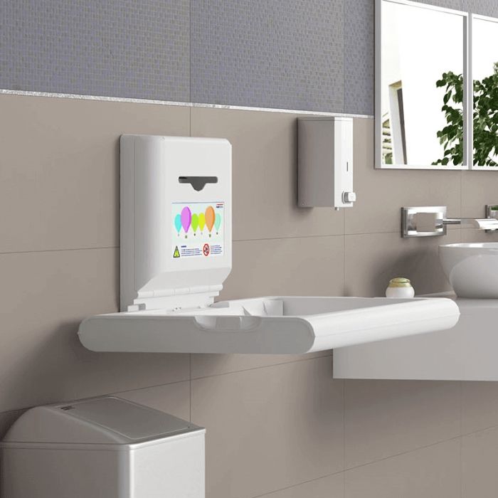 Hoitopöytä Mediclinics BabyMedi® CP0016H-I valkoinen