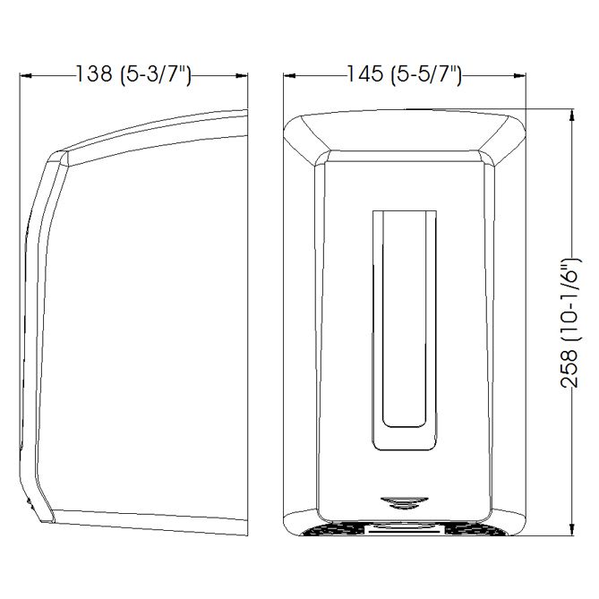 Käsikuivain Mediclinics Smartflow M04A valkoinen