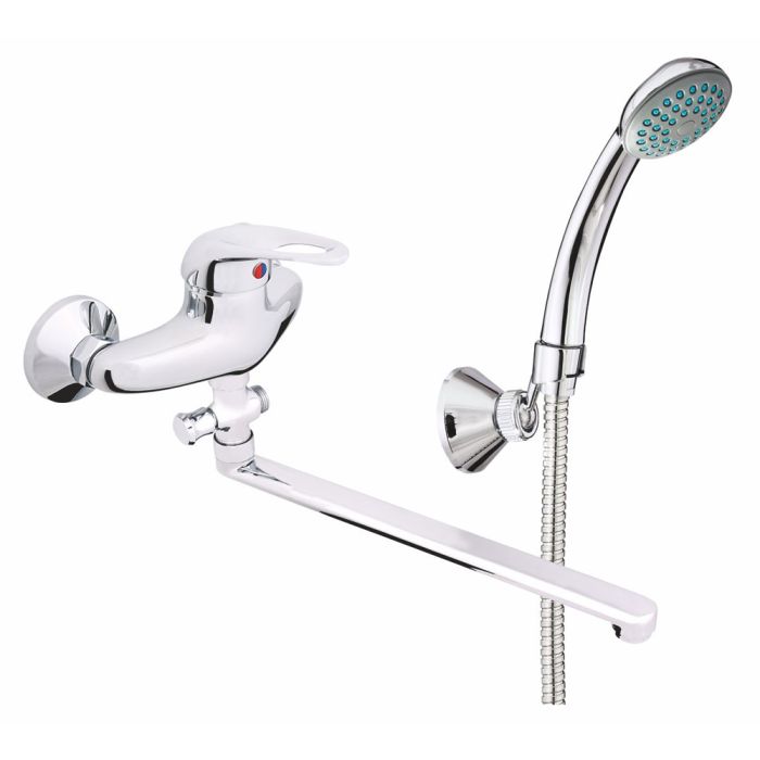 Amme- ja suihkuhana Rubineta Prince P-12/C Star käsisuihkulla varustettuna