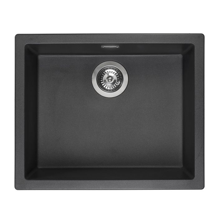 Keittiöallas Reginox Amsterdam 50 Musta Hopeanhohtoinen