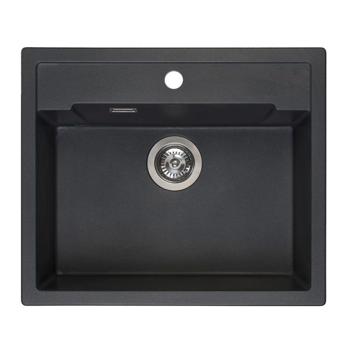 Keittiöallas Reginox Amsterdam 54 Tapwing Black Silvery