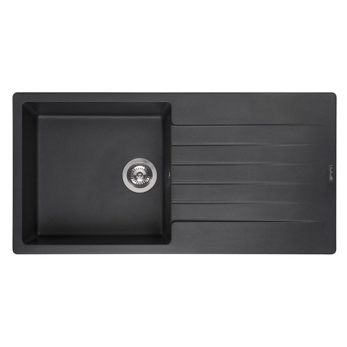 Keittiöallas Reginox Harlem 10 Musta Hopeanhohtoinen