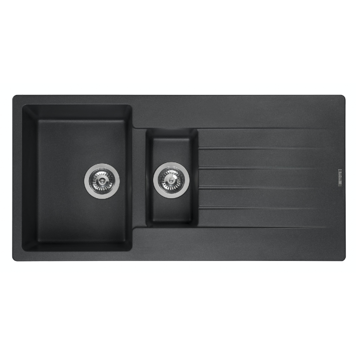 Keittiöallas Reginox Harlem 15 Musta Hopeanhohtoinen