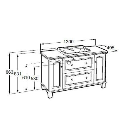 Allaskaappi Roca Carmen
