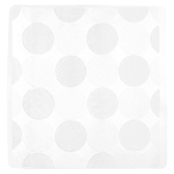 Liukumaton kylpyhuonematto Duschy Bubbles 755-10 valkoinen