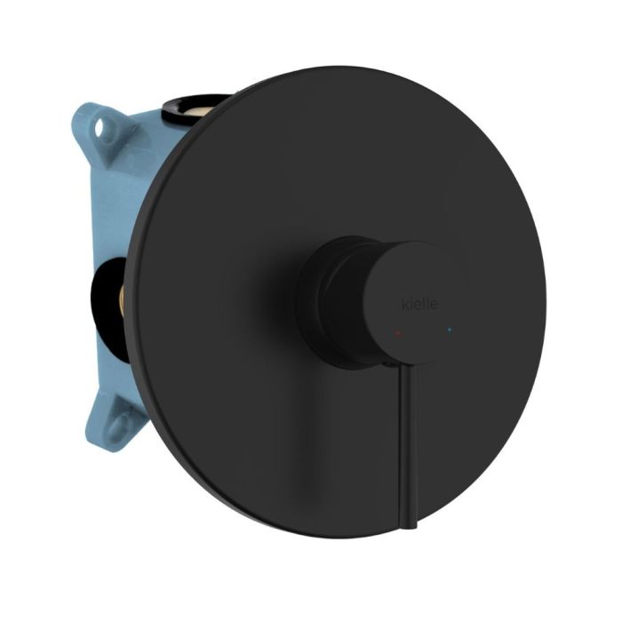 Seinään asennettava suihkuhana Kielle Oudee, mattamusta