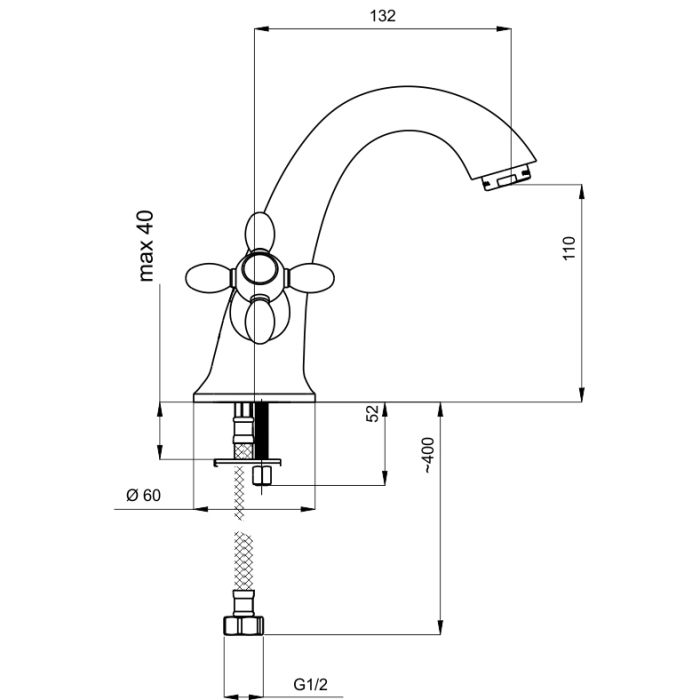 Pesuallashana Rubineta Venezia V-2 Risti (Br)