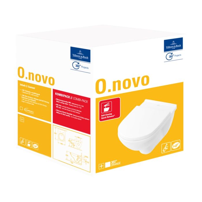 Seinä-WC Villeroy &amp; Boch O.novo 5660H101