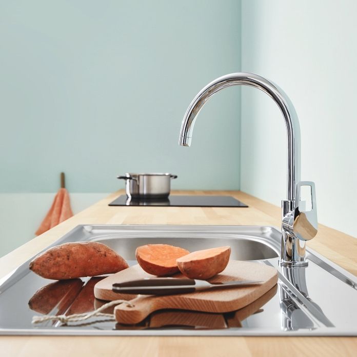 Keittiösekoitin Grohe BauLoop kromi