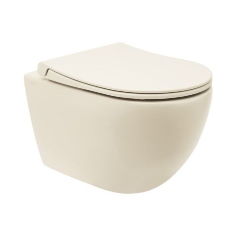 Seinä-WC-istuin VitrA VitrA Project beige
