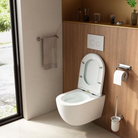 Seinä-WC-istuin Kielle Oudee Vortex+ 30102005